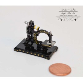 SMA 1:12 Dollhouse Miniature Old Fashioned Sewing Machine FA MA2259