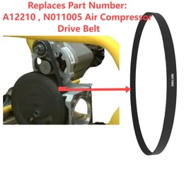 (2/Pack) N011005 A12210 Air Compressor Drive Belt Fits for Dewalt Porter Cable Craftsman Devilbiss Bostitch D55146 D55167 D55168
