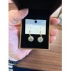 18K Gold Plated Dangle Earrings for Women with Brilliant Round