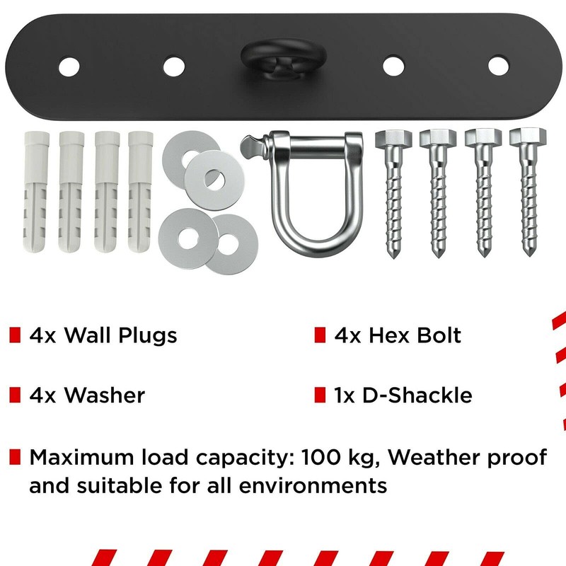 PUNCH BAG CEILING HOOK by Athletics Gear | 18-guage Heavy