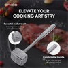 Handheld Portable Kitchen Meat Mallet - BBQ Tenderizer - Aluminum