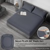 LYMA Bedding Fitted Sheet Double, Deep Pocket 30CM, OEKO-TEX Certified,
