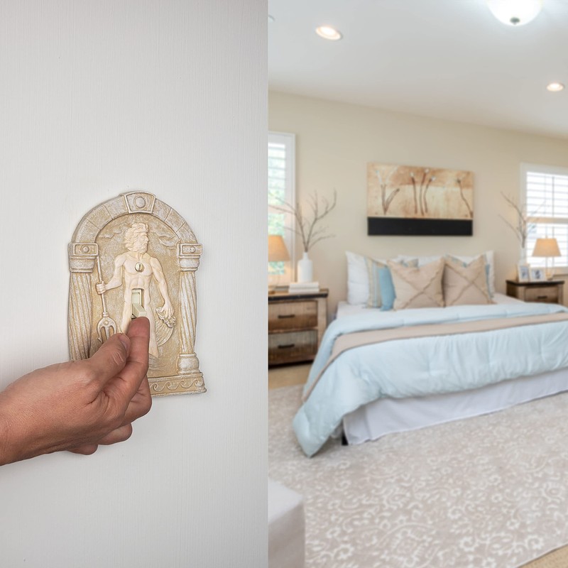 BELLA HAUS DESIGN Poseidon God of The Sea 3D Sculpted