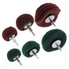 ChgImposs 6 Pcs Scouring Pads Non Woven Abrasive Drill Cleaning