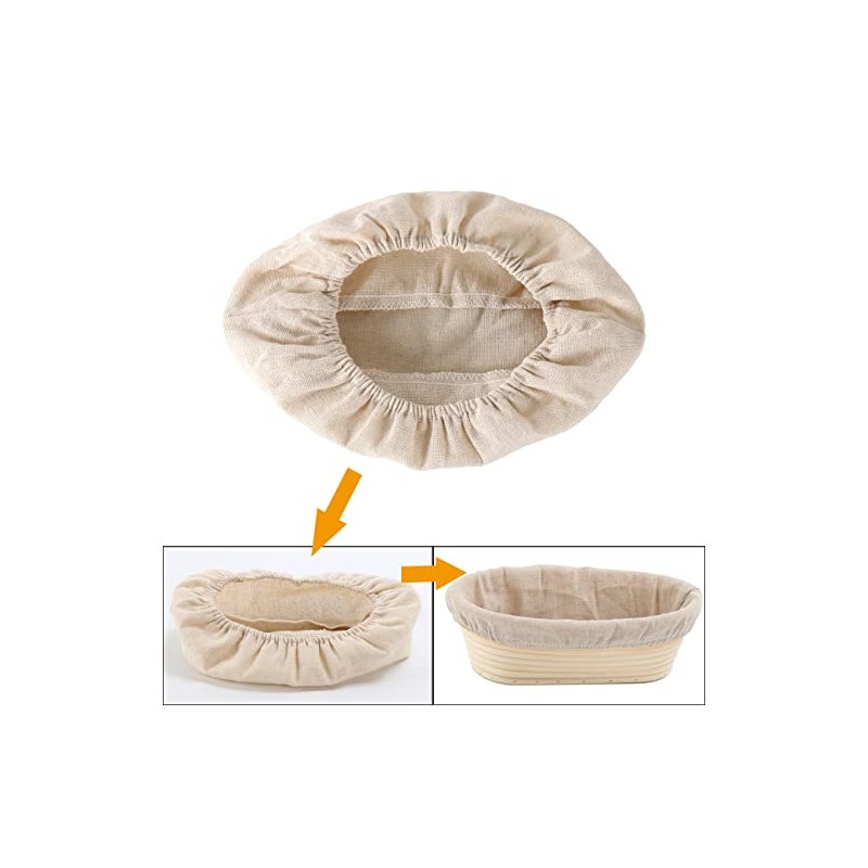 10Pcs Linen Cloth Liner Cover Fit For 8" 9" 10"