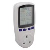 Power Meter Socket LCD Display Overload Protection LED Light Digital