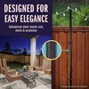 Holiday Styling String Light Poles w/Hooks for Outdoor String Lighting