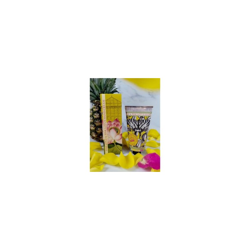Q Garden Pineapple Pink Lotus Hand Cream / 큐가든 파인애플