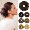Yamel Messy Bun Scrunchie Human Hair Tousled Updo Hair Pieces