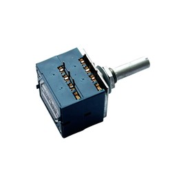 New Alps RK27 10K 10KA Metal Shaft Log Potentiometer