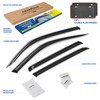 Goodyear Shatterproof Window Deflectors for Nissan Frontier 2022-2025 Crew Cab,