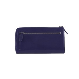 SNOVIST Money-Through, Holds 20 Cards, Large Capacity, Large Capacity, Men's, Long Wallet, Genuine Leather, Leather, Black, Brown, Navy, Green, Outer Coin Purse, navy