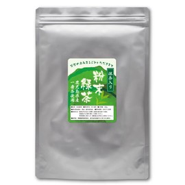 Nishio Seicha Powdered Green Tea (with Matcha) 10.6 oz (300 g), Made with Kagoshima Prefecture Ichiban Tea Powdered Tea Powdered Green Tea Japanese Tea