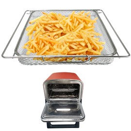 Air Fryer Basket for Ninja Woodfire Outdoor Pizza Oven, BBQCuker 13.3" x 12.8" Stainless Steel Mesh for Pizza Oven, Replacement for OO100, OO101, OO102, OO151, OO100C and OO102C