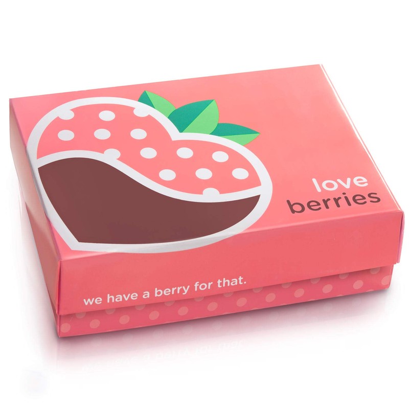 12 Milk & Dark Chocolatey Sea Salt Covered Strawberries by