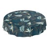 Anro Washable Oilcloth, Wax Tablecloth, Marble Grey