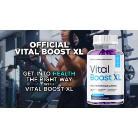 (1 paquete) Gomitas Vital Boost XL Masculinas Fórmula Avanzada VitalBoost XL 60 Gomitas