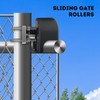 Heavy-Duty Nylon Sliding Gate Rollers with Covers - Cantilever Slide