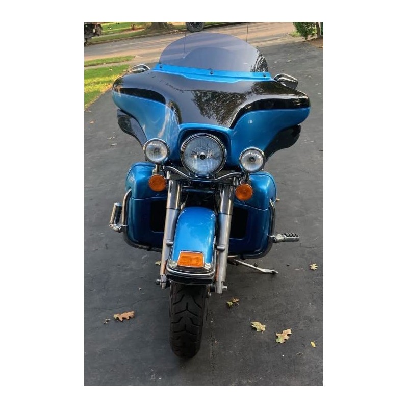 Sled Shields 8" DARK TINT windshield compatible with Harley Davidson