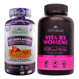 Isoflavonas Soya, Colageno Hidrolizado Multivitaminico Mujer Sabor Sin sabor - de, y, In