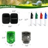 HIFQUI Precision Golf Ball Marker with Carry Case, 2 Golf