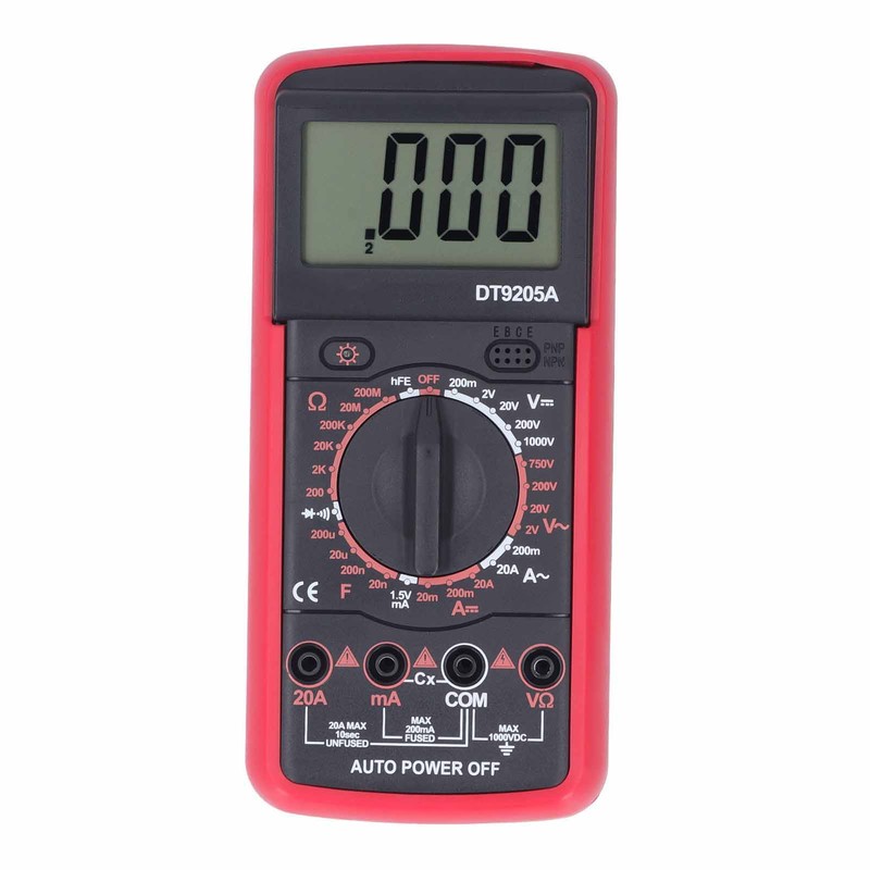 Digital Multimeter Electrical Voltage Tester Set High Accuracy Multifunctional Multi