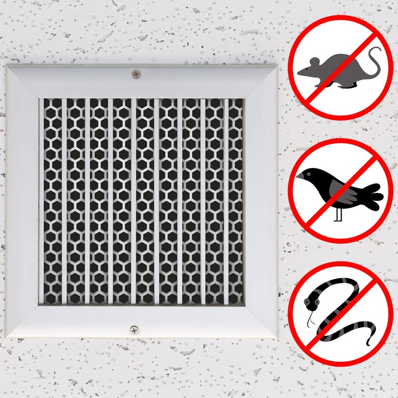 Dryer Vent Grill Dryer Vent Screen with Aluminum Built Bird