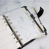 Filofax B132676, 6-Tab Index Organizer Refill, Personal Size, Marble Design,