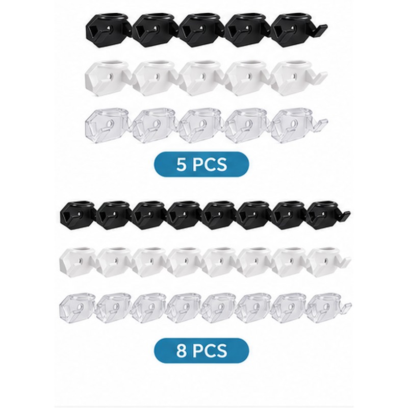 Adhesive Hat Racks for Wall & Door – Plastic No-Drill