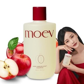 MOEV (モエブ) Anukachin Shampoo | Korean Hair Care for Damaged Hair and Scalp | In-Bath Hair Care | Suitable for All Hair Types (300ml・Apple Scent)