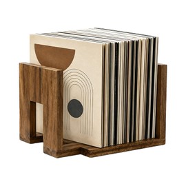 Buxiffod Vinyl Record Storage Adjustable Album Holder Holds 20–60 LPs