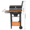 guogiyala Portable CharcoalGrill: BBQ Grill with Ash collector - The