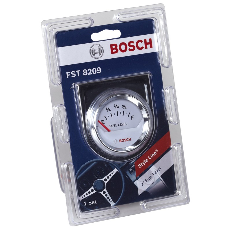 BOSCH SP0F000048 Style Line 2" Electrical Fuel Level Gauge (White