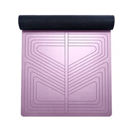 agoy PRO+ WARRIOR - Premium Non-Slip Yoga Mat - Eco-Conscious Design - PU Surface With Wet/Dry Grip+ - Focus Alignment – Natural Tree Rubber Base - Portable Standard Size, Ideal For Any Yoga Practice