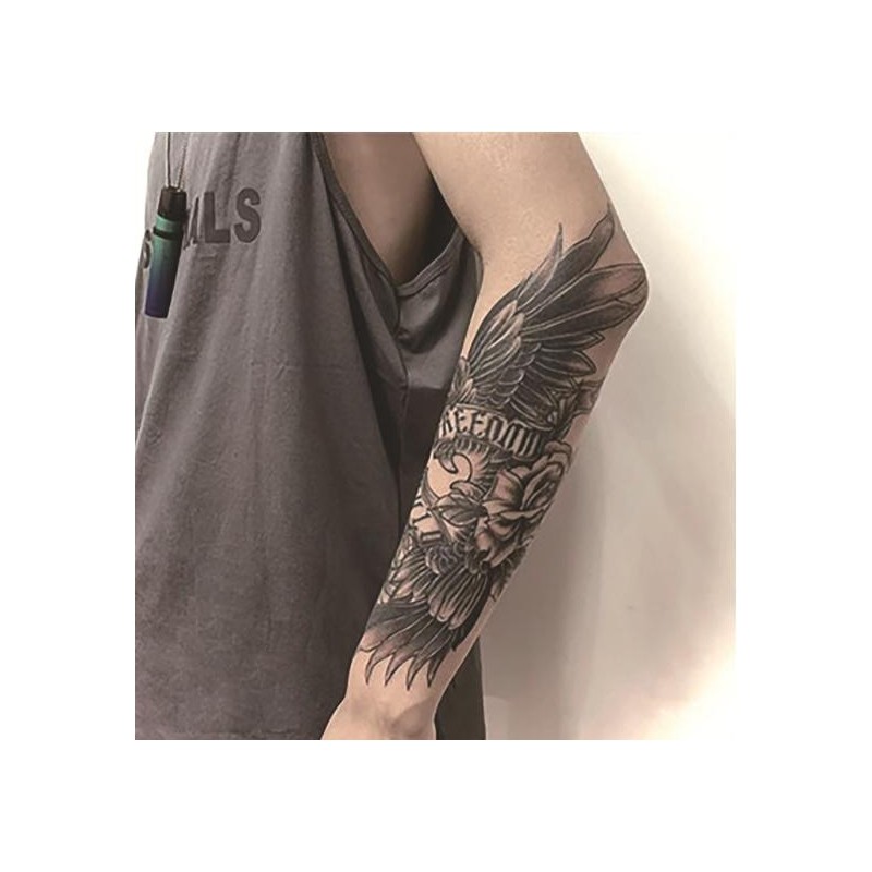 Striking Herbal Juice Tattoo Stickers - Waterproof, Smudge-Proof, Non-Reflective, Long-Lasting,