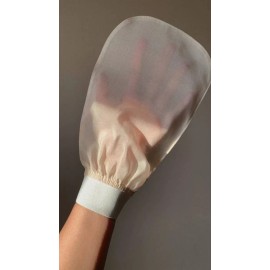 OVMAK Guante Exfoliante Ovmak De Seda De Capullo Crudo Para Cuerpo
