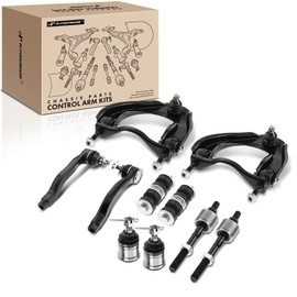 A-Premium Set of 12, Front Upper Control Arm, Sway Bar Link, Lower Ball Joint, Inner Outer Tie Rod End, Compatible with Honda Civic 1988-1991, CRX 1988-1991