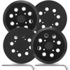 Gnellkoor 4 Pack 5" 8 Hole Replacement Sander Pad Compatible