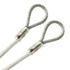 PSI, 3/16" Vinyl Coated Galvanized Steel Cable with Looped Ends,