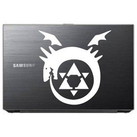 CMI317 Full Metal Alchemist Anime Homunculus - Car, Truck, Notebook, Vinyl Decal Sticker| Vinyl Color: White