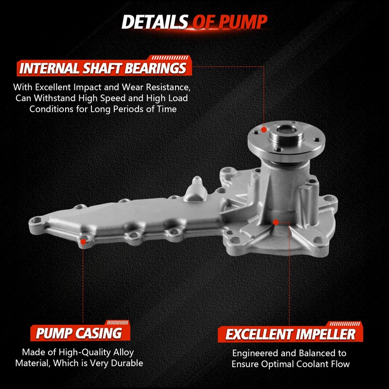 V2003 V2203 V2403 Water Pump W/Gasket 1G730-73030 1G730-73032 1G730-73035 for
