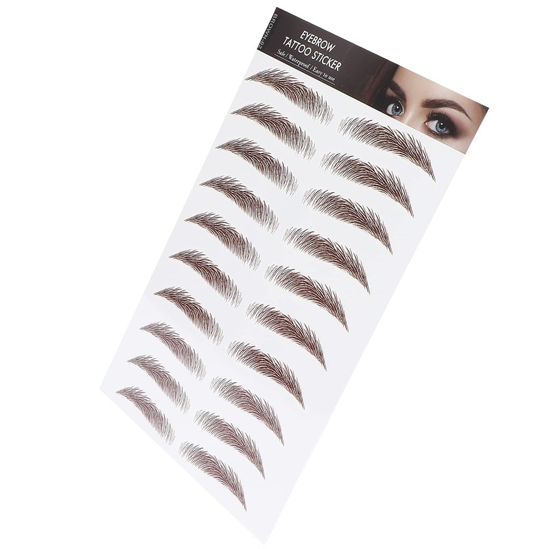 6D Eyebrow Tattoo Sticker, Professional Waterproof Eyebrow Transfer Sticker, Eyebrow