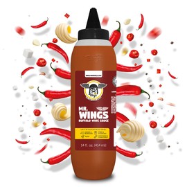Mr Wings Buffalo Mr. Wings Sauce 14 Fl Oz. Mild classic Buffalo style with a unique signature. Creamy & spicy Chiken dip.