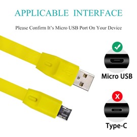 Arzweyk Replacement Micro USB Charger UE Boom Charging Cable Cord Wire Compatible with Ultimate Ears UE Boom 3, Boom 2, MEGABOOM 3, Wonderboom, Wonderboom 2, Miniboom, Mobileboombox Speaker, 3FT