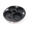 Microhearth 4-Cup Silicone Muffin Pan - BPA Free, Nonstick Microwave