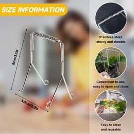 Roulade Clips Made of 304 Stainless Steel for Quick and Easy Production Pack of 10