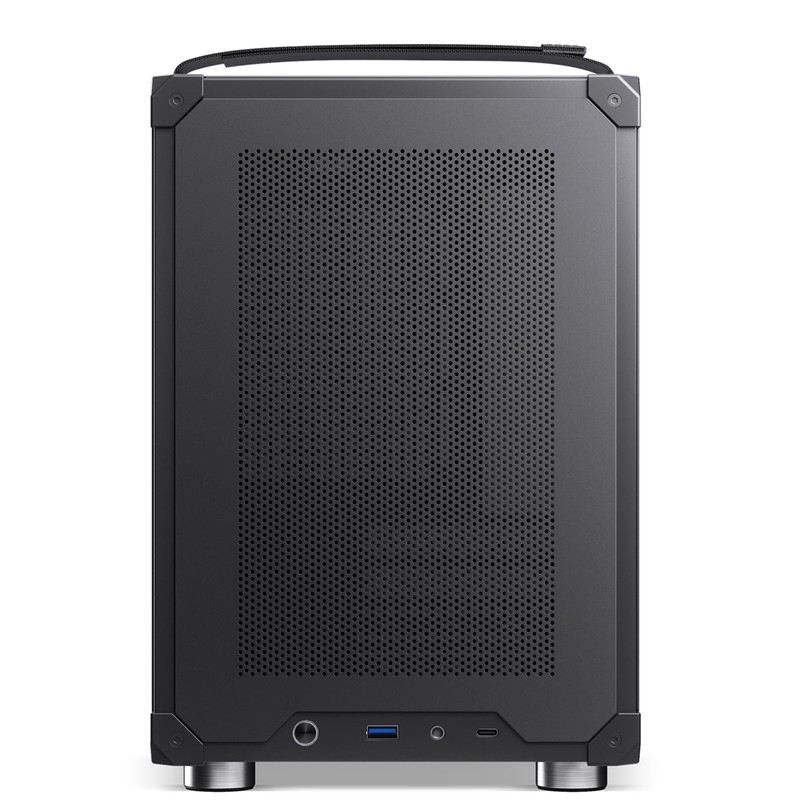JONSBO C6-ITX Black Mini ITX Handled Mesh PC Case, Simple