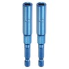 sourcing map 2pcs Nut Driver 6mm Hex Drive Socket CR-V