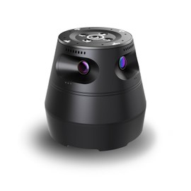 Panoramic 360 Video Conference Camera, Immersive Experience, Overall and Speakers' Close-up View, 1080P Webcam for Small/Mid-size Room, Micro SD Card Slot Equipped