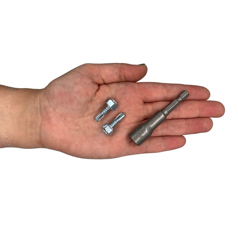 Pack of 50 DIN 7504K Galvanised Steel 6.3 x 19